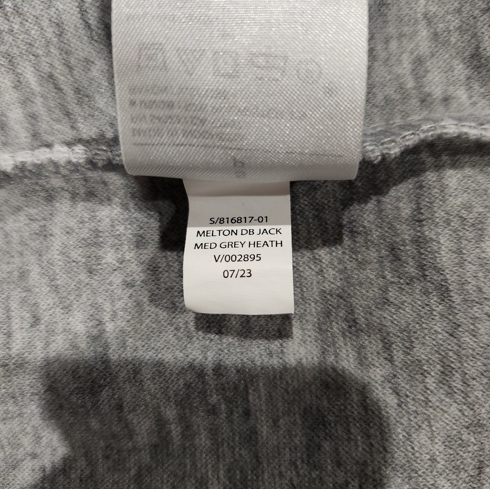 Banana Republic Women's Brushed Gray Double-Breasted Jacket. Suze Small - Picture 8 of 9